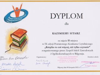  II miejsce w IX Powiatowym Konkursie Czytelniczym