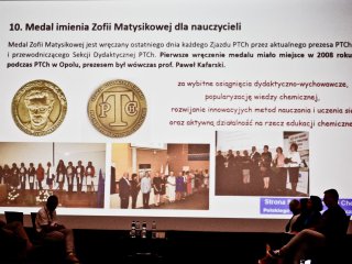 Wyróżnienie Polskiego Towarzystwa Chemicznego dla nauczyciela Budowlanki