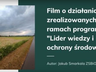 Udział w programie "Lider wiedzy i ochrony środowiska"