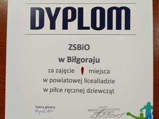 I miejsce w Mistrzostwach Powiatu w piłce ręcznej