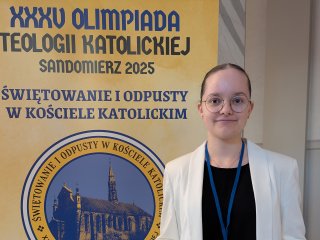 Paulina Blicharz Finalistką XXXV Olimpiady Teologicznej – Zwyciężczyni Etapu Diecezjalnego