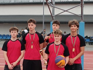 I miejsce reprezentacji ZSBiO chłopców w turnieju piłki koszykowej 3x3