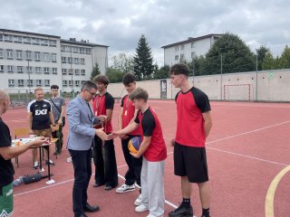 I miejsce reprezentacji ZSBiO chłopców w turnieju piłki koszykowej 3x3