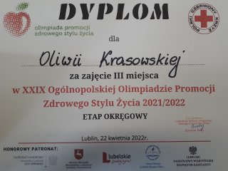  XXIX Ogólnopolska Olimpiada o zdrowym Stylu Życia